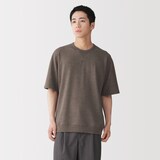 紳士　ライトスウェットクルーネック半袖Ｔシャツ