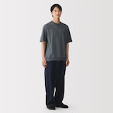 紳士　ライトスウェットクルーネック半袖Ｔシャツ