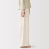 婦人　ふんわりしぼガーゼ　ロングパンツ