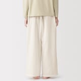 婦人　ふんわりしぼガーゼ　ロングパンツ