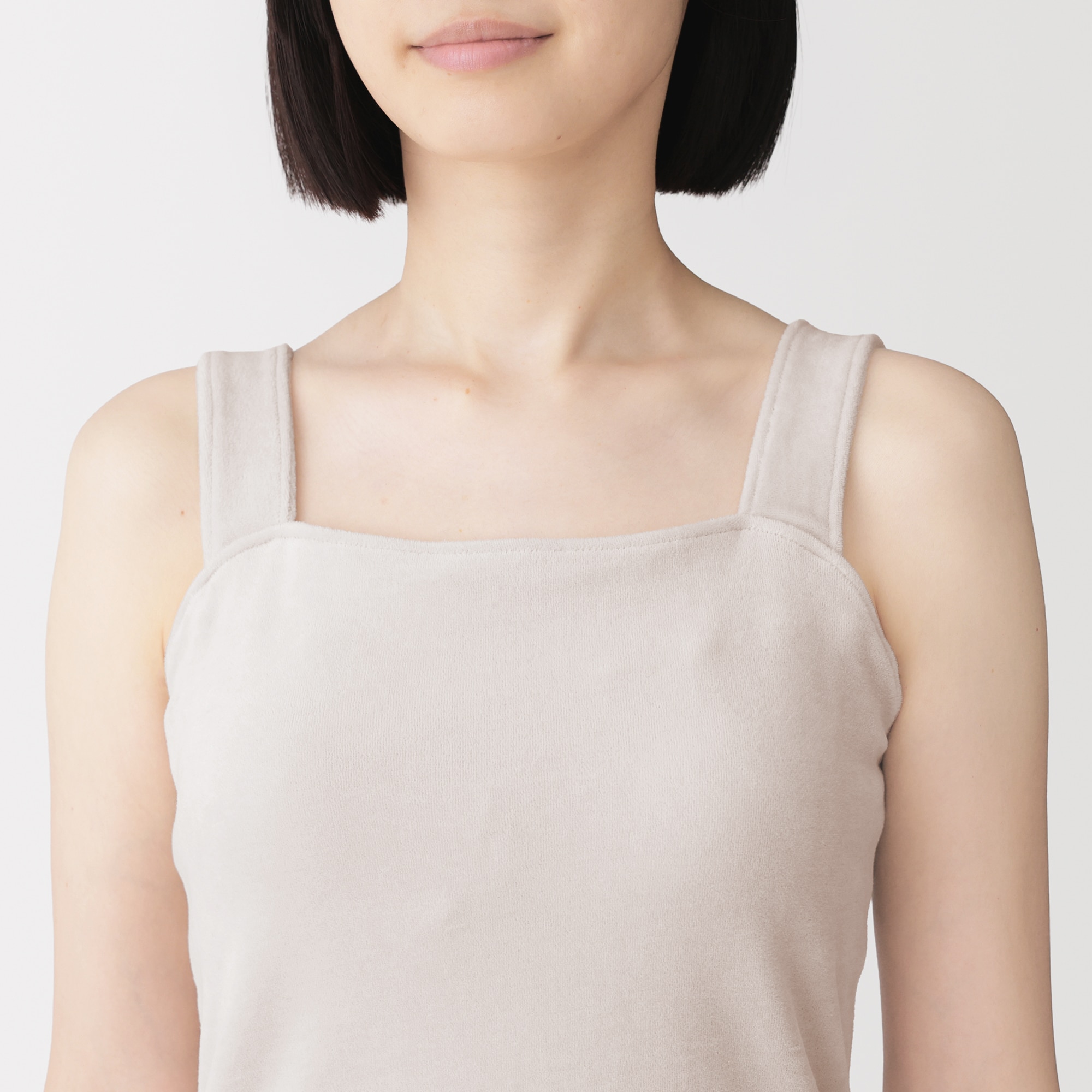 婦人　コットンベロア　ブラタンクトップ