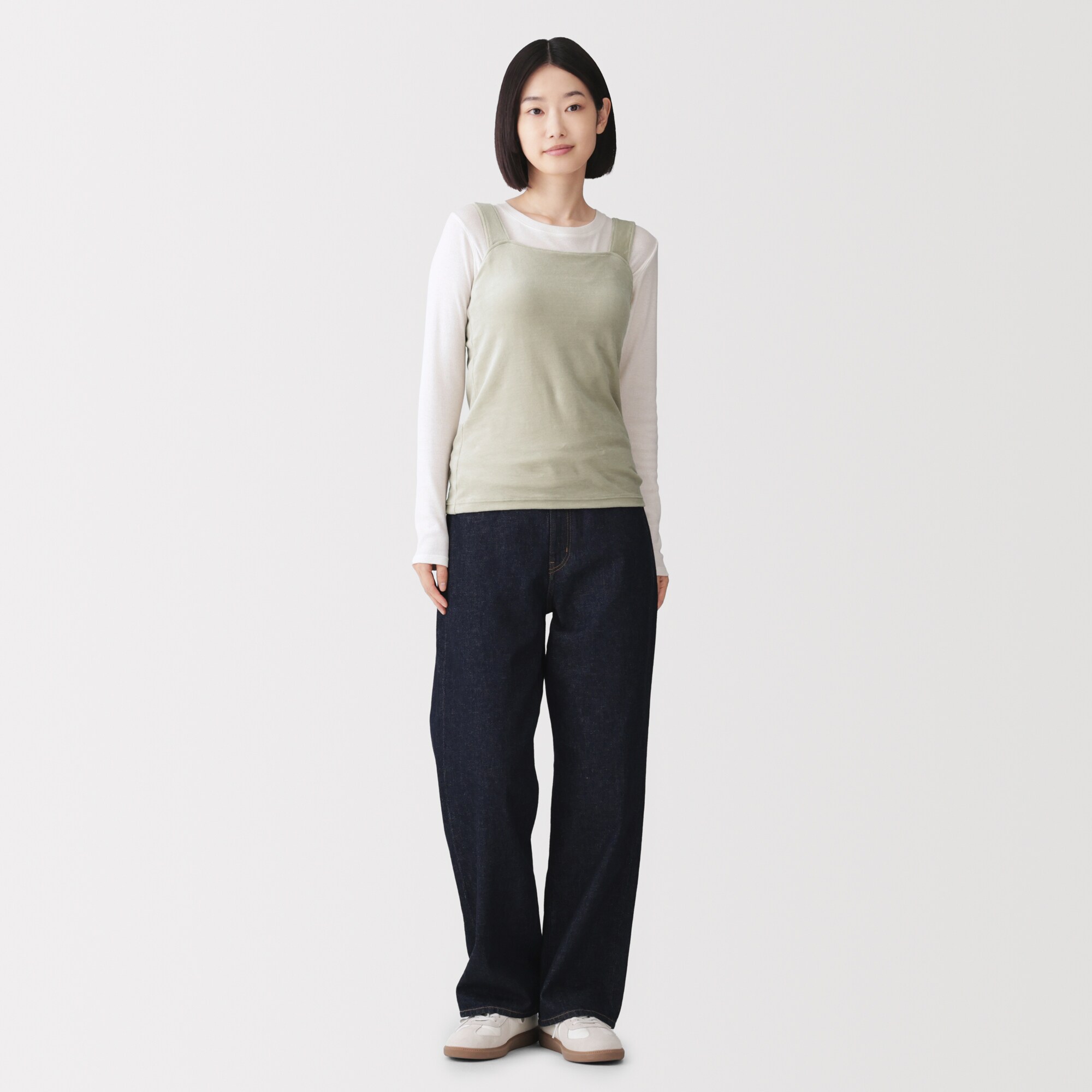 婦人　コットンベロア　ブラタンクトップ