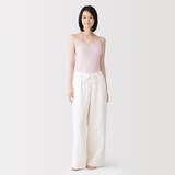 婦人　着るスキンケア　レース付きキャミソール