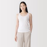 婦人　さらっと綿薄手タンクトップ