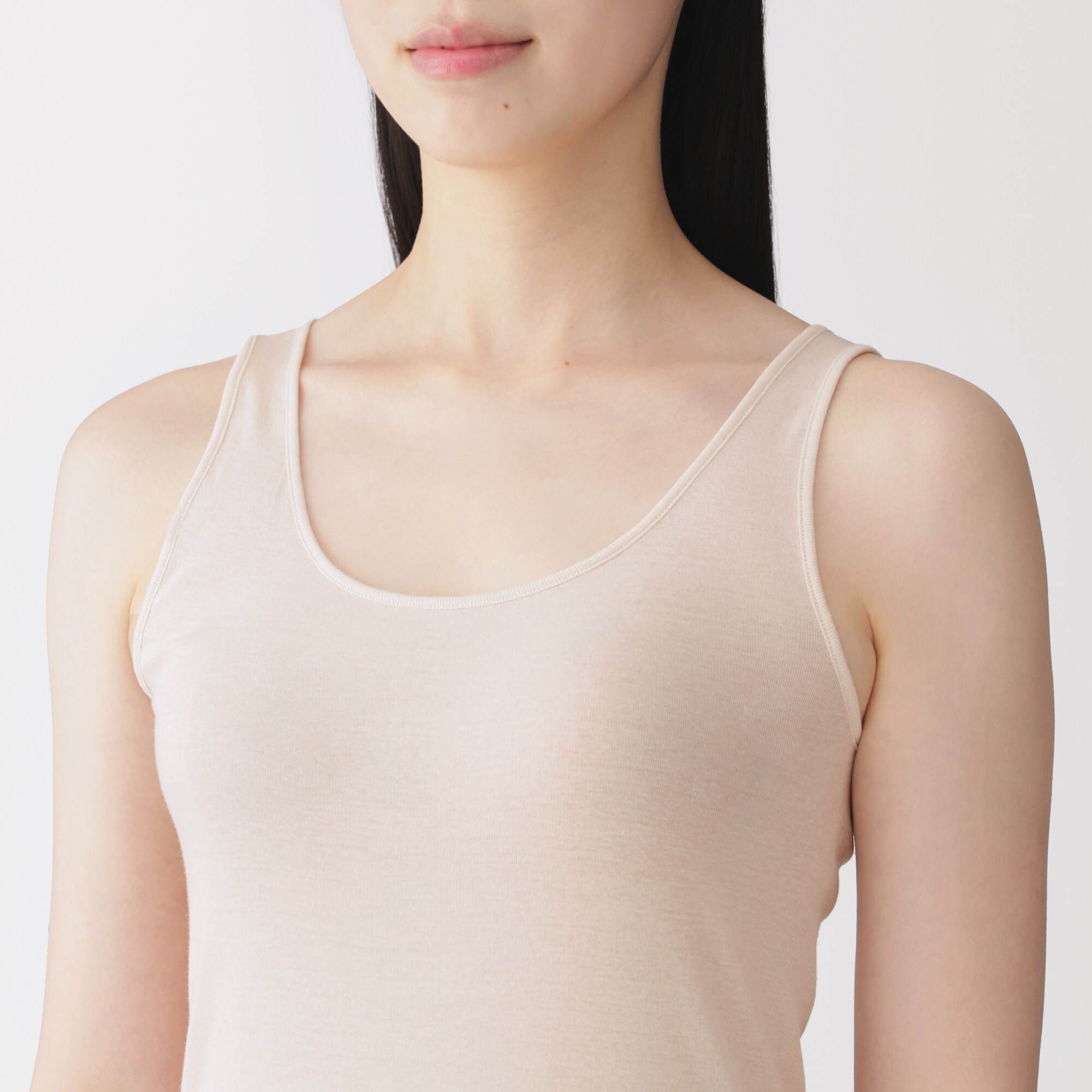 婦人　さらっと綿薄手タンクトップ