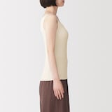 婦人　なめらかリブブラタンクトップ