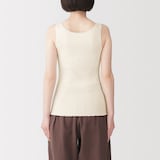 婦人　なめらかリブブラタンクトップ