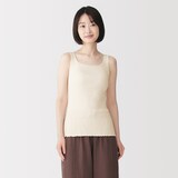 婦人　なめらかリブブラタンクトップ