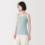 婦人　なめらかリブブラタンクトップ