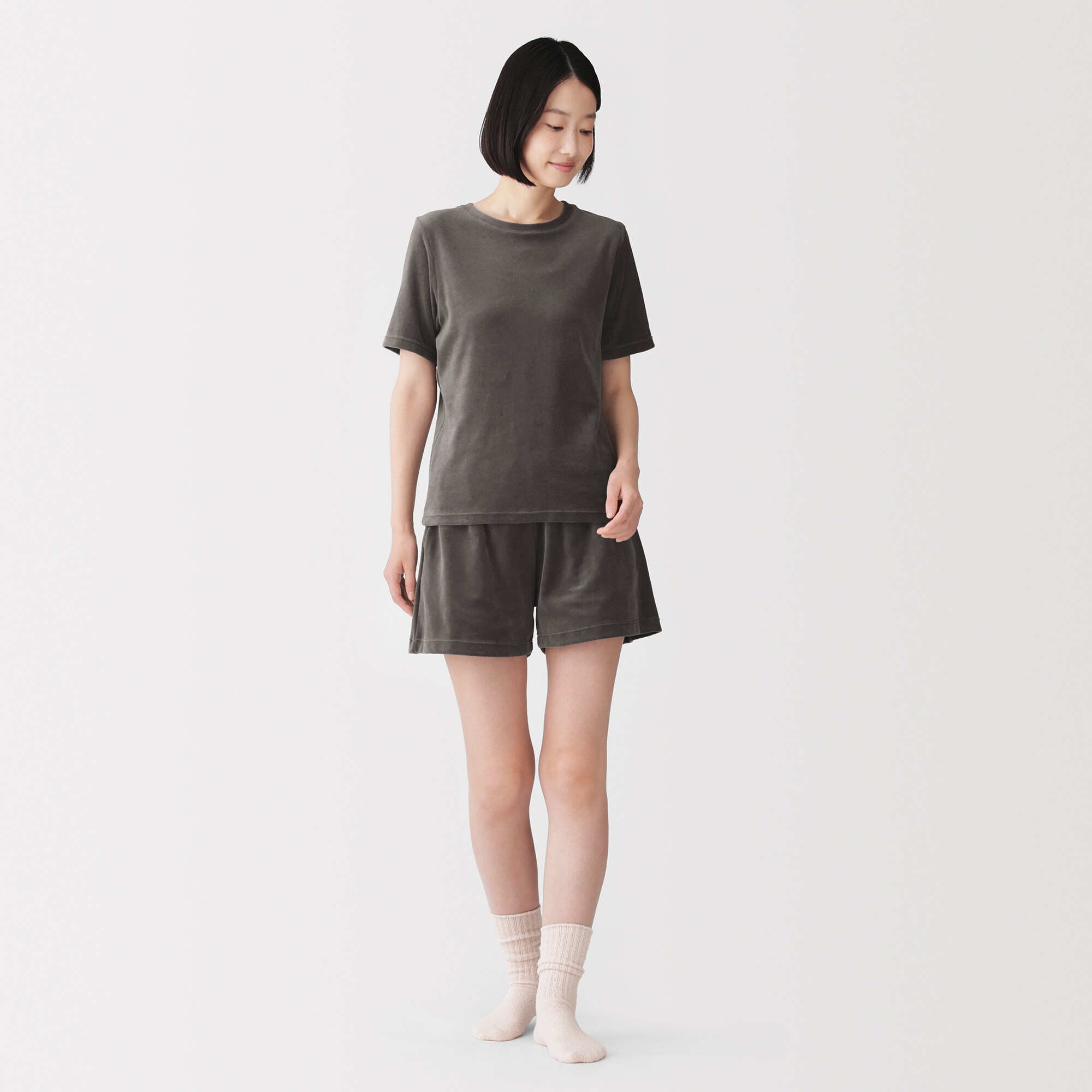 婦人　コットンベロア　半袖Ｔシャツ