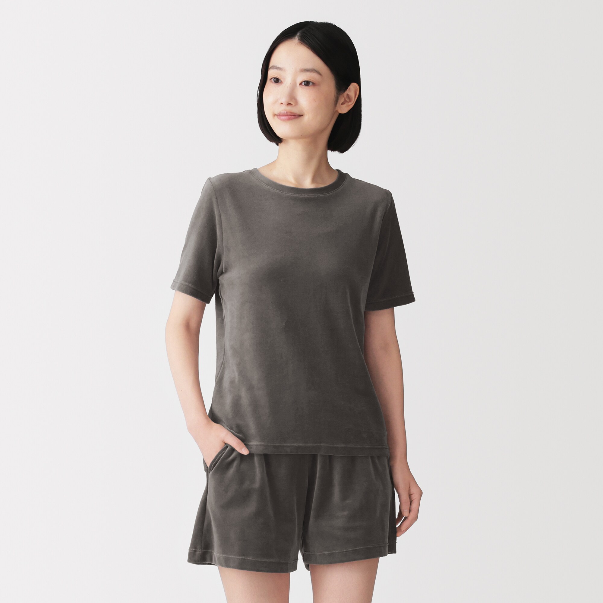 婦人　コットンベロア　半袖Ｔシャツ