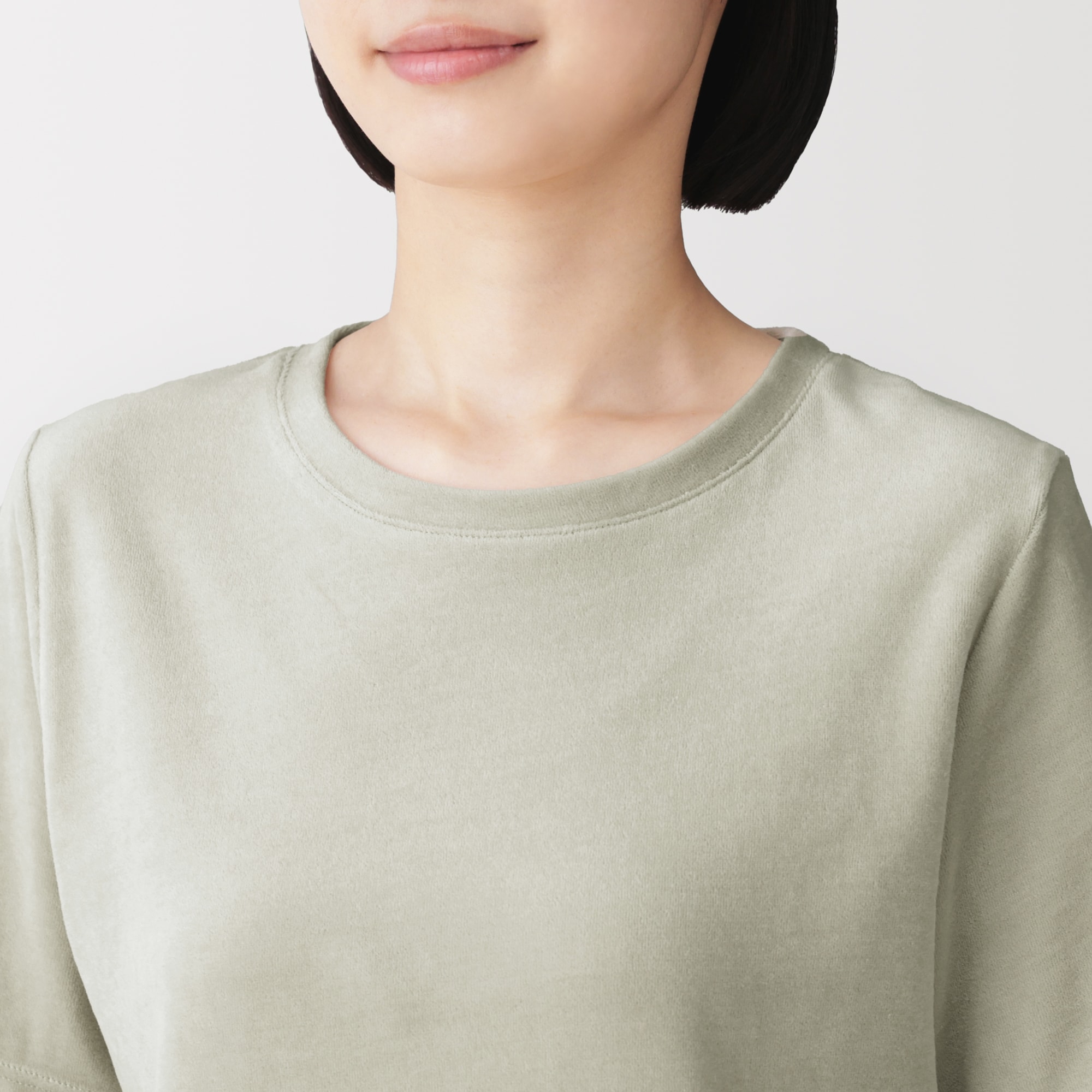 婦人　コットンベロア　半袖Ｔシャツ