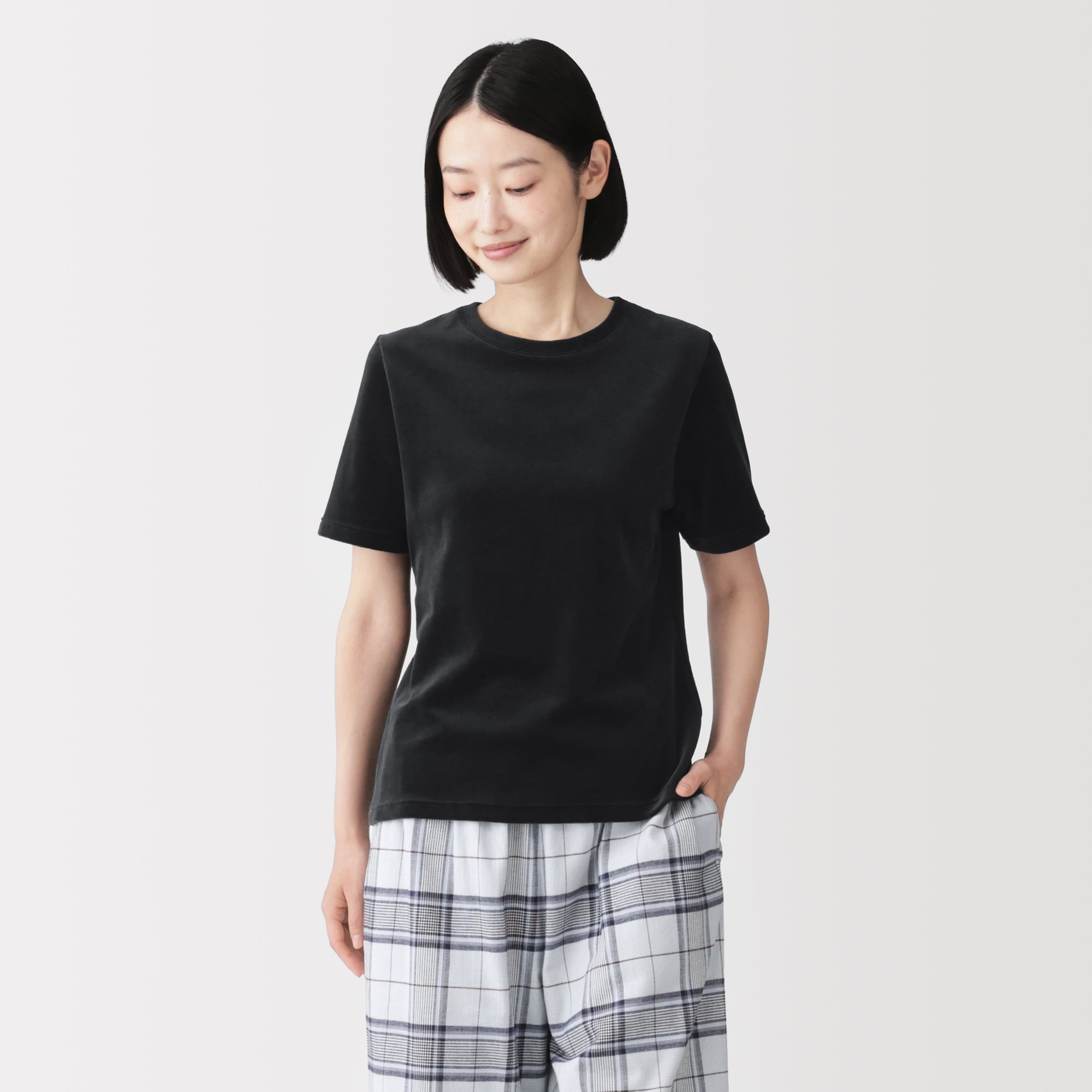 婦人　コットンベロア　半袖Ｔシャツ