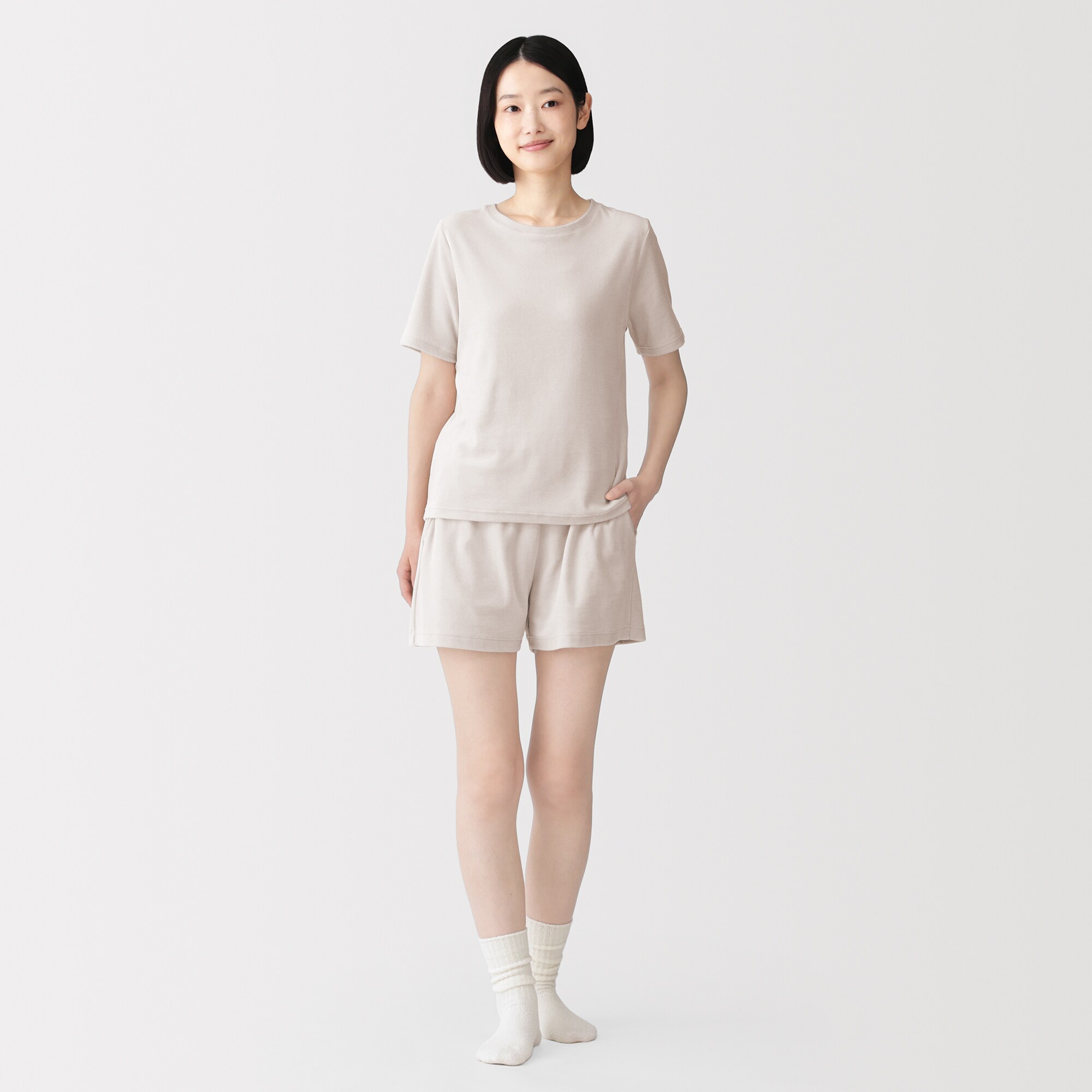 婦人　コットンベロア　半袖Ｔシャツ