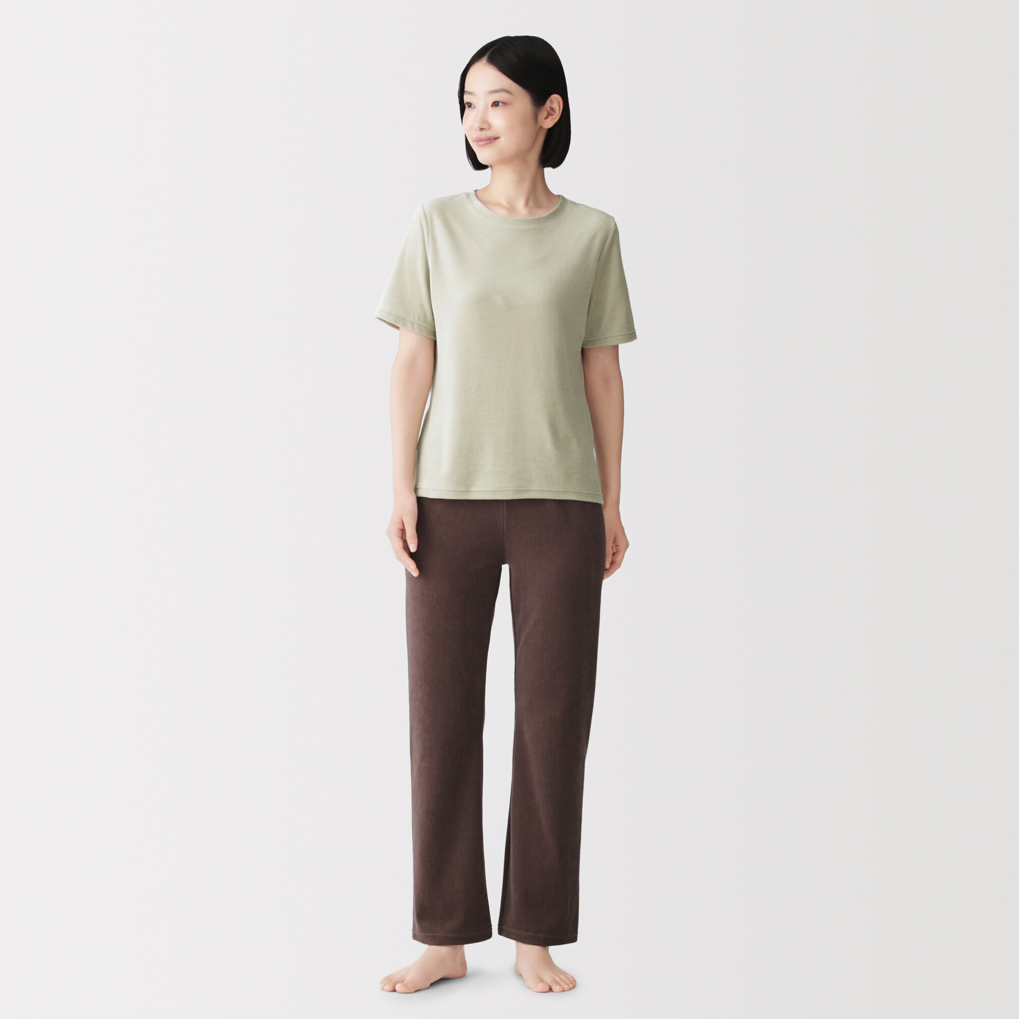 婦人　コットンベロア　半袖Ｔシャツ