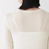 婦人　シアークルーネック長袖Ｔシャツ