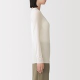 婦人　シアークルーネック長袖Ｔシャツ