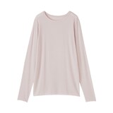 婦人　シアークルーネック長袖Ｔシャツ
