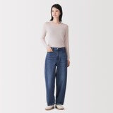 婦人　シアークルーネック長袖Ｔシャツ