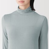 婦人　シアータートルネック長袖Ｔシャツ