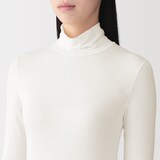 婦人　着るスキンケア　タートルネック長袖Ｔシャツ