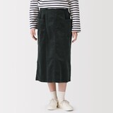 婦人　ストレッチコーデュロイ　スカート