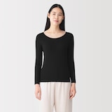 婦人　着るスキンケア　Ｕネック長袖Ｔシャツ