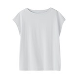 婦人　天竺編みフレンチスリーブＴシャツ（ＶＮ）