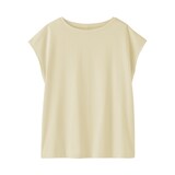 婦人　天竺編みフレンチスリーブＴシャツ（ＶＮ）