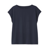 婦人　天竺編みフレンチスリーブＴシャツ（ＶＮ）