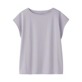 婦人　天竺編みフレンチスリーブＴシャツ（ＶＮ）