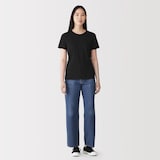 婦人　天竺編みクルーネック半袖Ｔシャツ（ＶＮ）