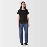 婦人　天竺編みクルーネック半袖Ｔシャツ（ＶＮ）