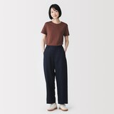 婦人　天竺編みクルーネック半袖Ｔシャツ（ＶＮ）