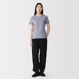 婦人　天竺編みクルーネック半袖Ｔシャツ（ＶＮ）