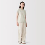 婦人　天竺編みクルーネック半袖Ｔシャツ（ＶＮ）