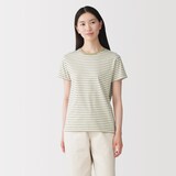婦人　天竺編みクルーネック半袖Ｔシャツ（ＶＮ）