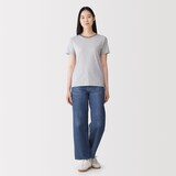 婦人　天竺編みクルーネック半袖Ｔシャツ（ＶＮ）
