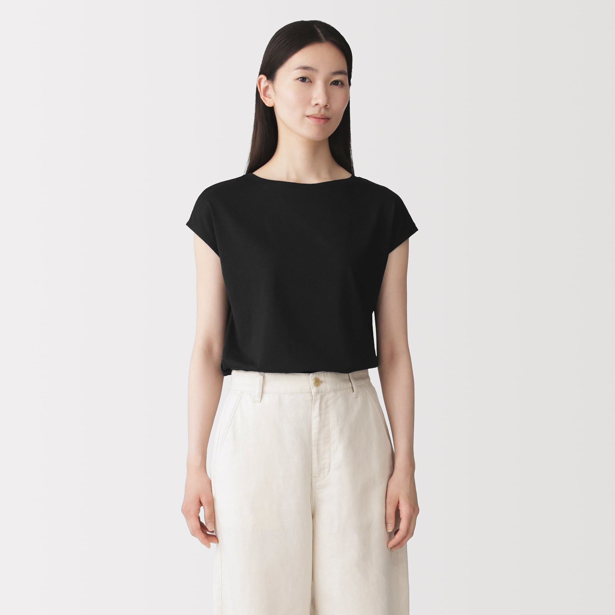 婦人　天竺編みフレンチスリーブＴシャツ（ＡＳＥＡＮ）