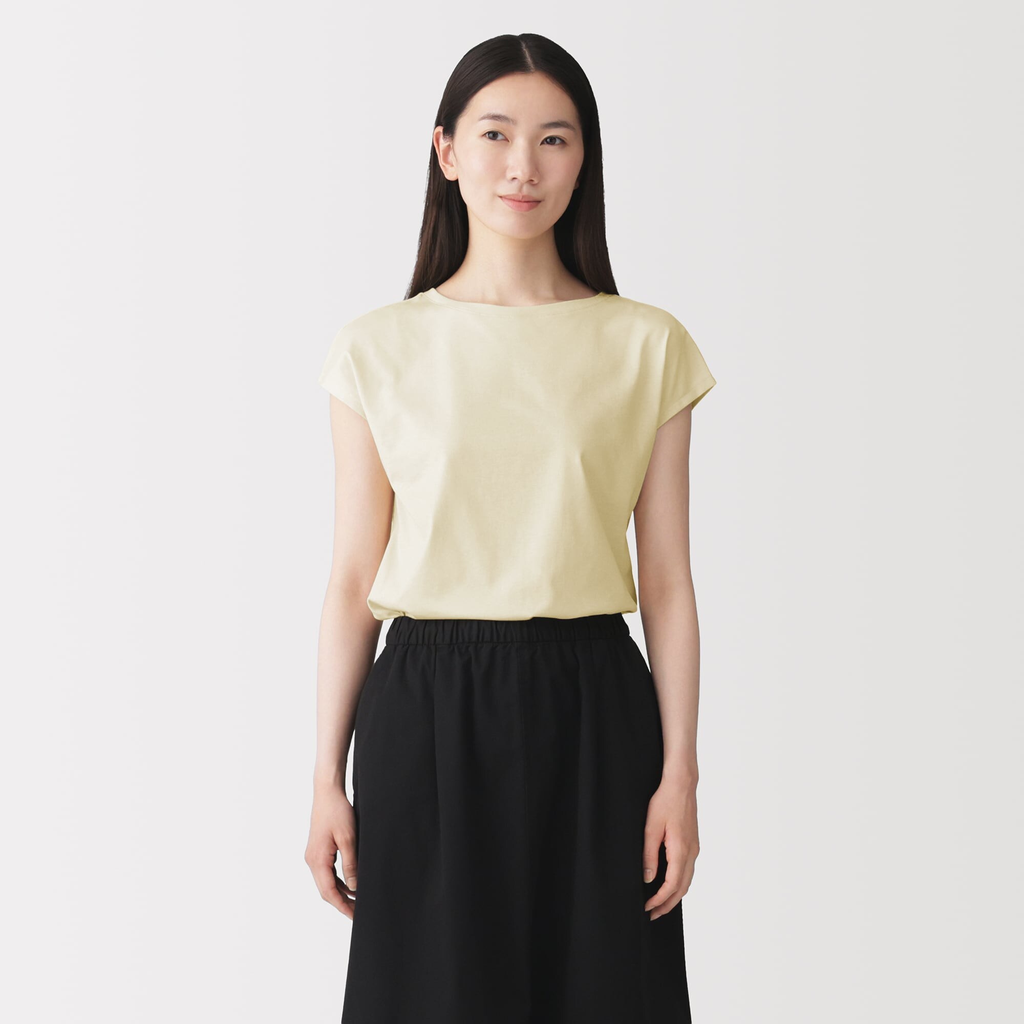 婦人　天竺編みフレンチスリーブＴシャツ（ＡＳＥＡＮ）