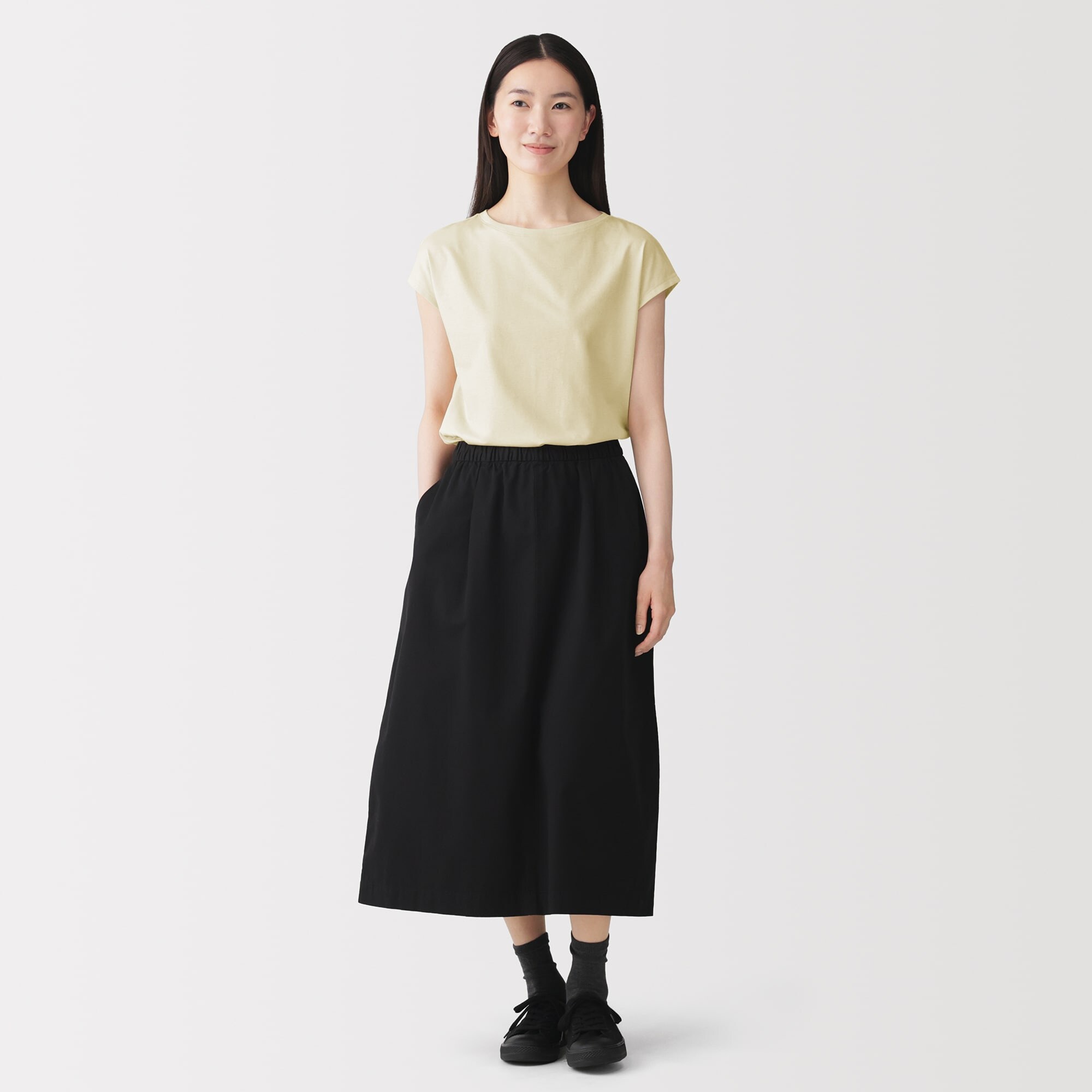 婦人　天竺編みフレンチスリーブＴシャツ（ＡＳＥＡＮ）
