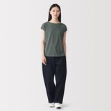 婦人　天竺編みフレンチスリーブＴシャツ（ＡＳＥＡＮ）