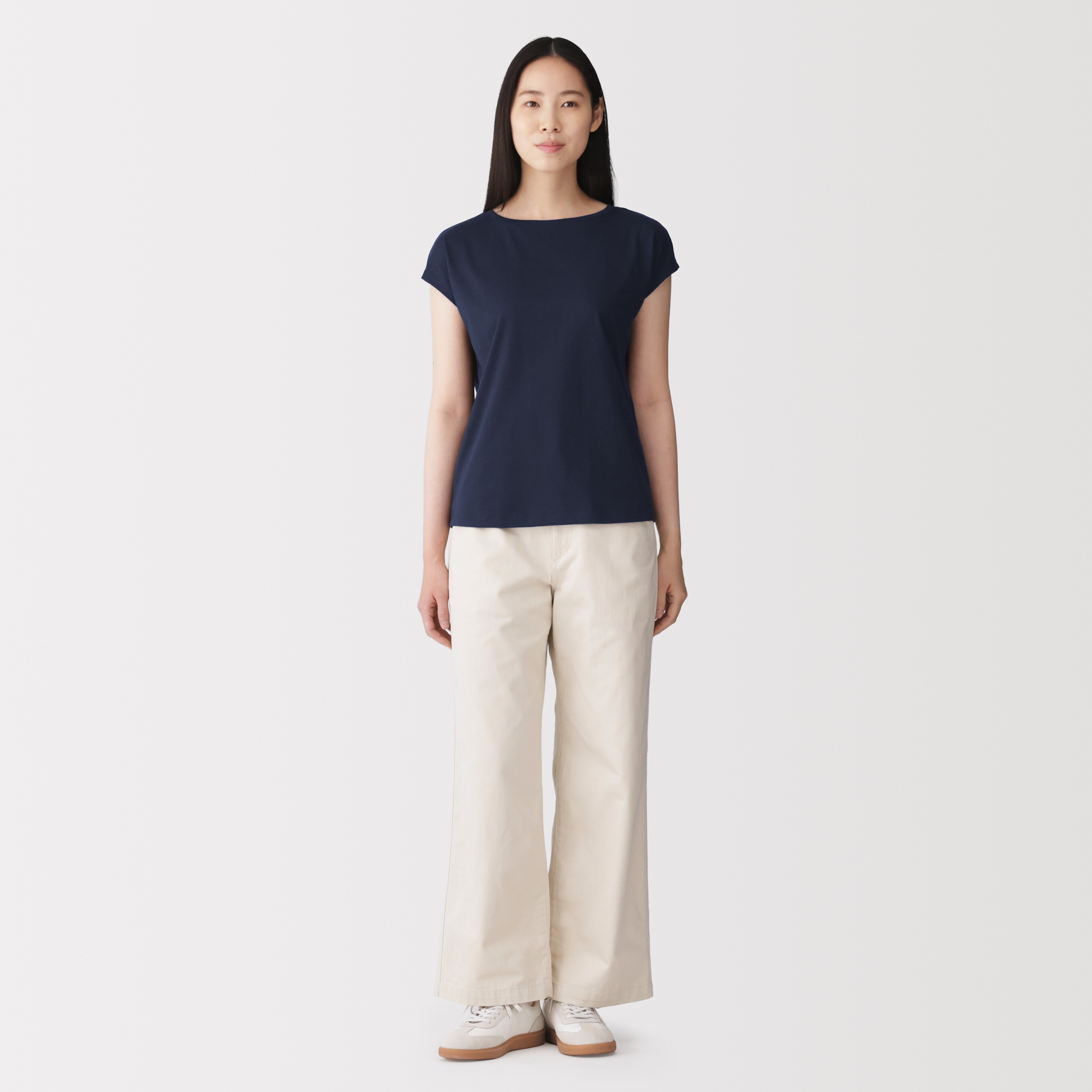 婦人　天竺編みフレンチスリーブＴシャツ（ＡＳＥＡＮ）