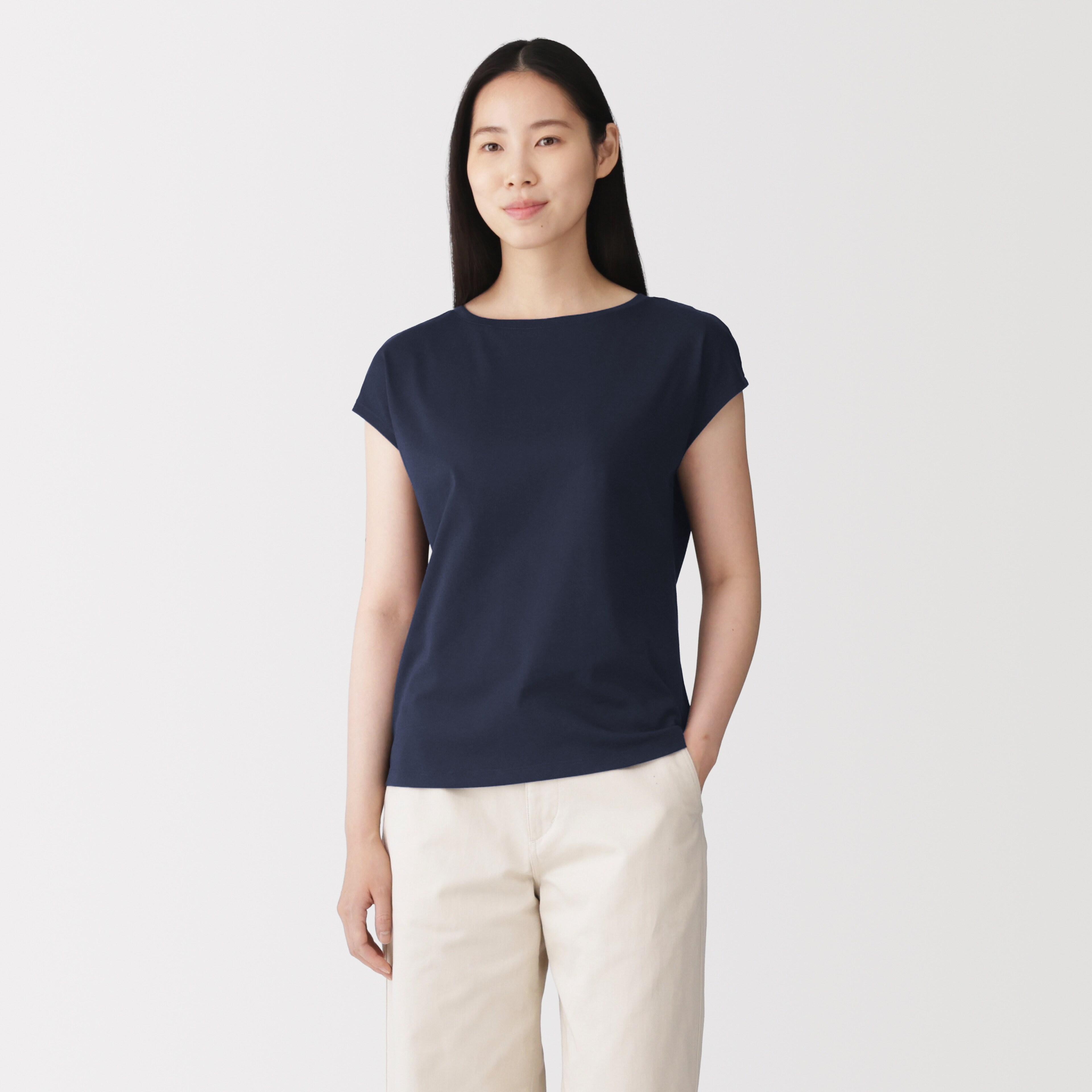 婦人　天竺編みフレンチスリーブＴシャツ（ＡＳＥＡＮ）