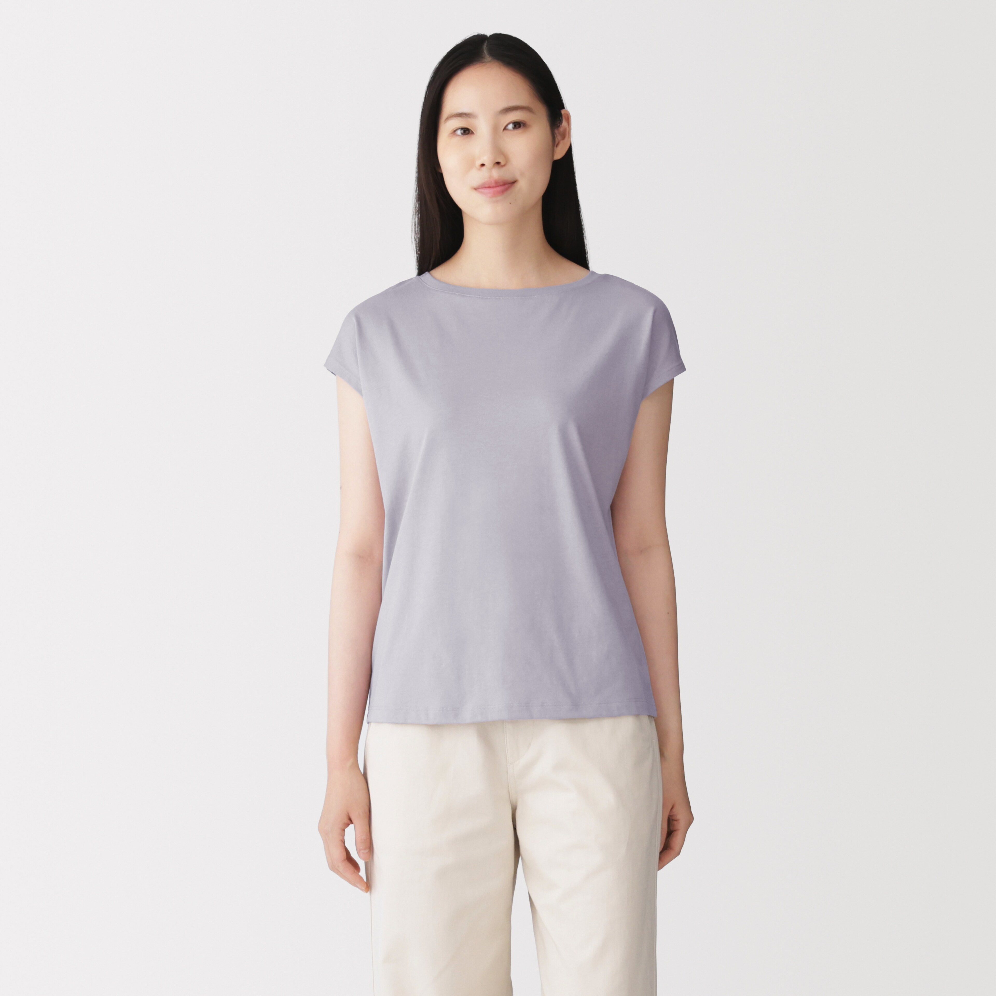 婦人　天竺編みフレンチスリーブＴシャツ（ＡＳＥＡＮ）