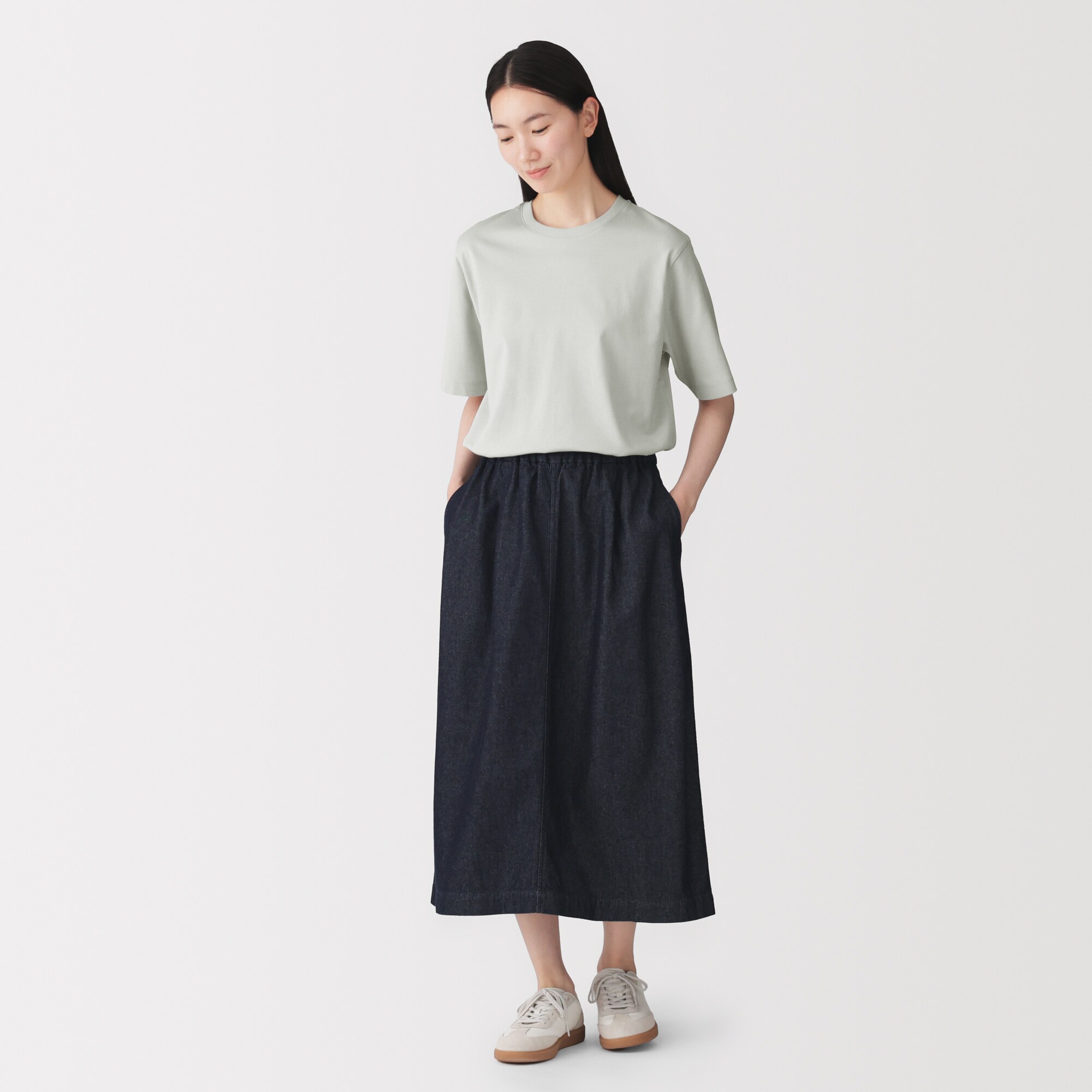 婦人　涼感ＵＶカットクルーネックワイド半袖Ｔシャツ（ＡＳＥＡＮ）
