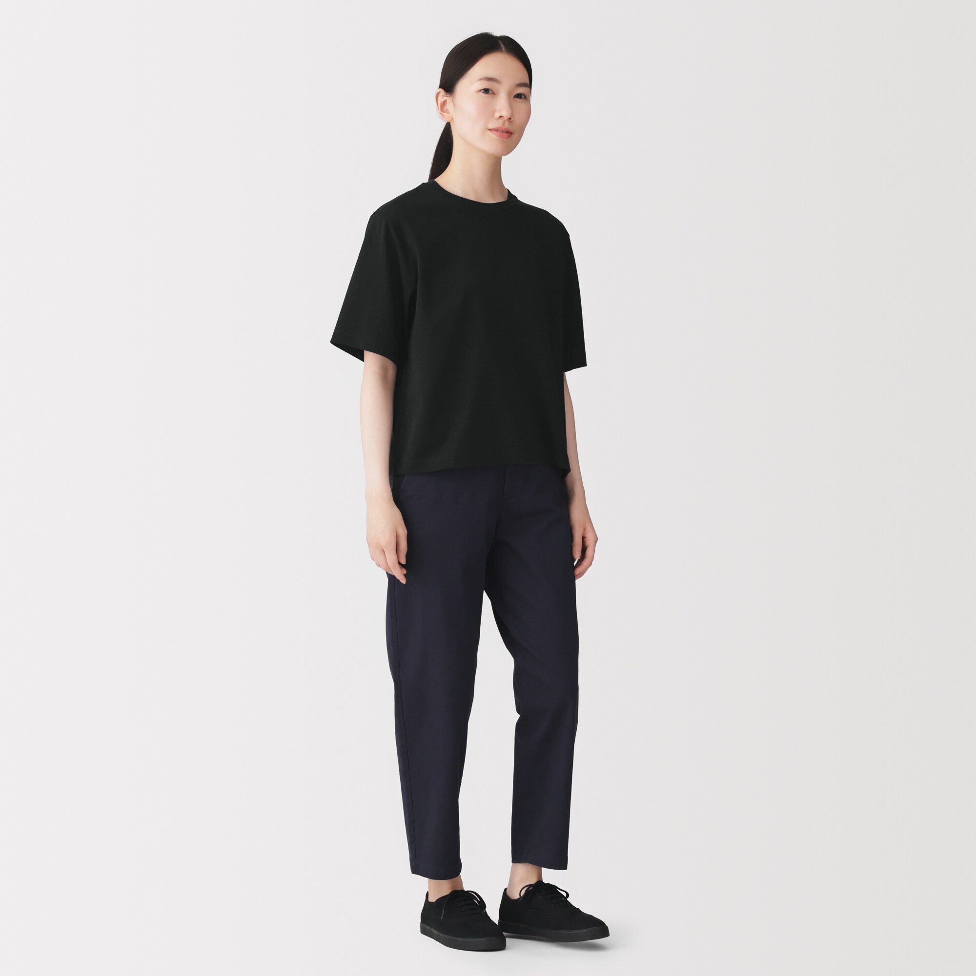 婦人　涼感ＵＶカットクルーネックワイド半袖Ｔシャツ（ＡＳＥＡＮ）