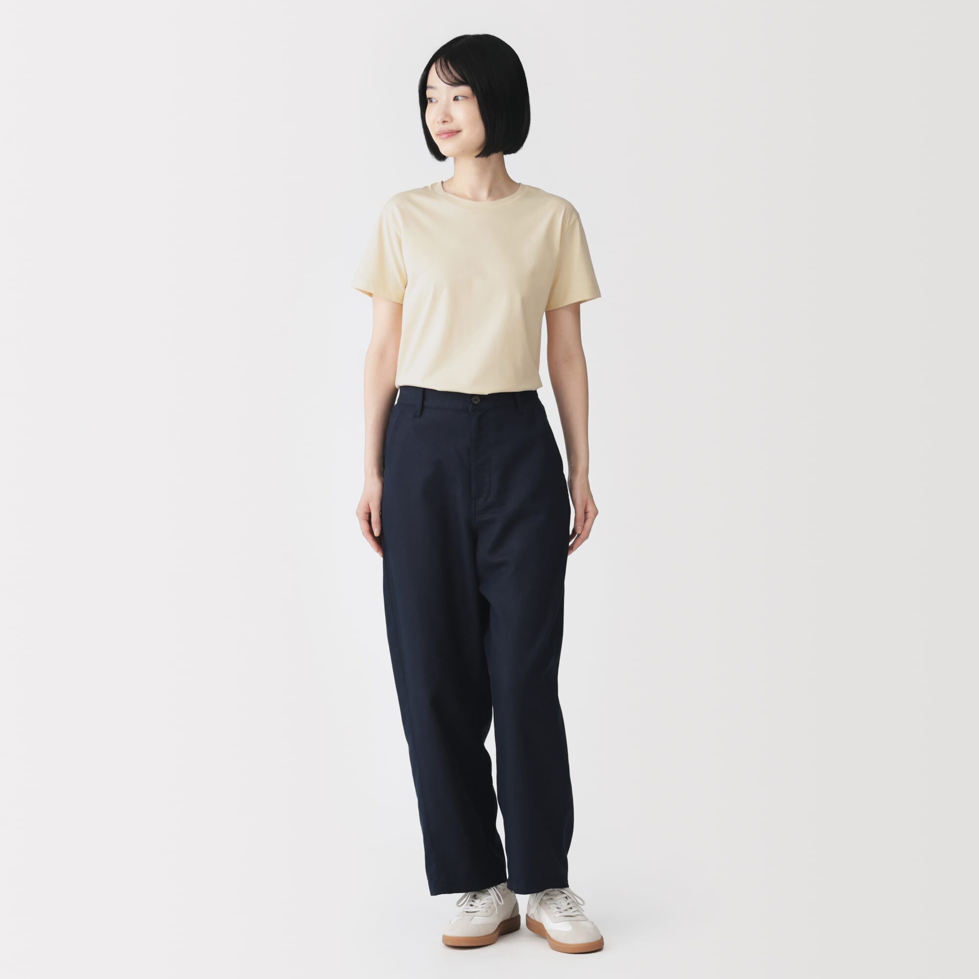 婦人　天竺編みクルーネック半袖Ｔシャツ（ＡＳＥＡＮ）