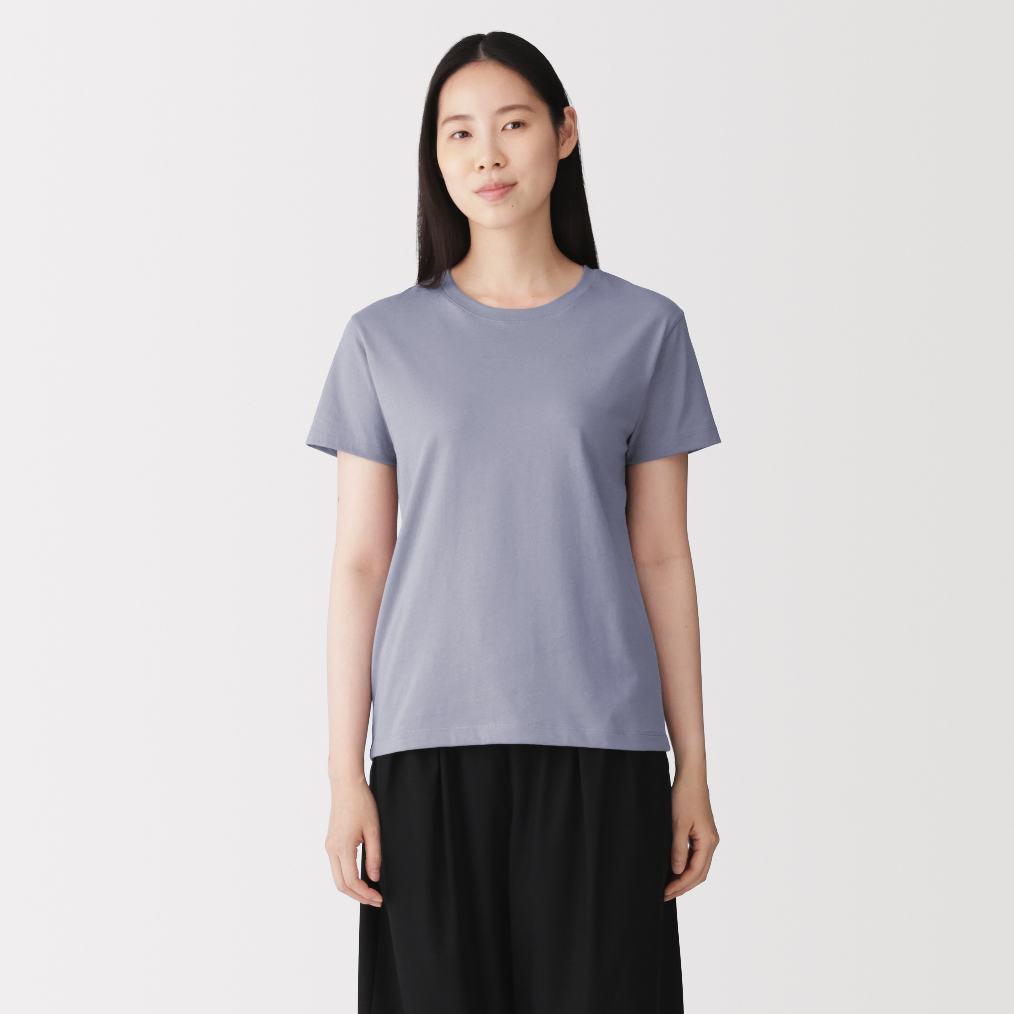 婦人　天竺編みクルーネック半袖Ｔシャツ（ＡＳＥＡＮ）