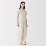 婦人　天竺編みクルーネック半袖Ｔシャツ（ＡＳＥＡＮ）